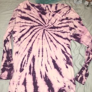 Purple long sleeve size large